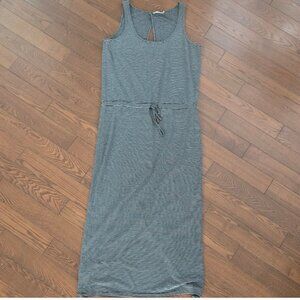 Sissy-boy striped sleeveless maxi dress size L